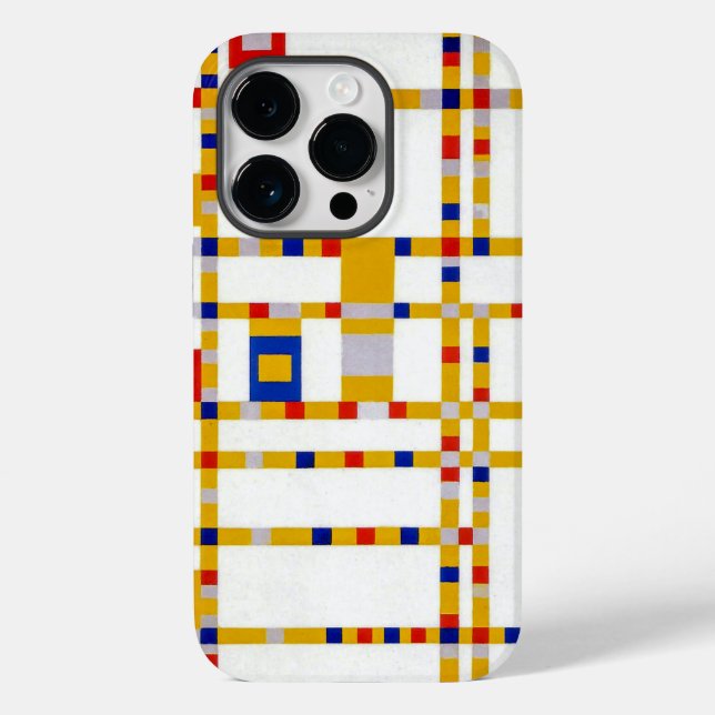 Coques Case-Mate iPhone Broadway Boogie Woogie | Piet Mondrian | (Verso)