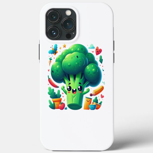 Coques Case-Mate iPhone brocoli joyeux (Verso)