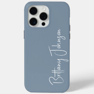 Coque Case-Mate iPhone Broderie Bleu Poussière