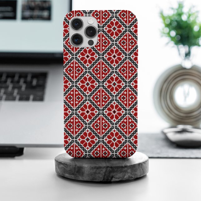 Coques Case-Mate iPhone Broderie Ethnique Slave, Balkanique Traditionnelle (Créateur téléchargé)