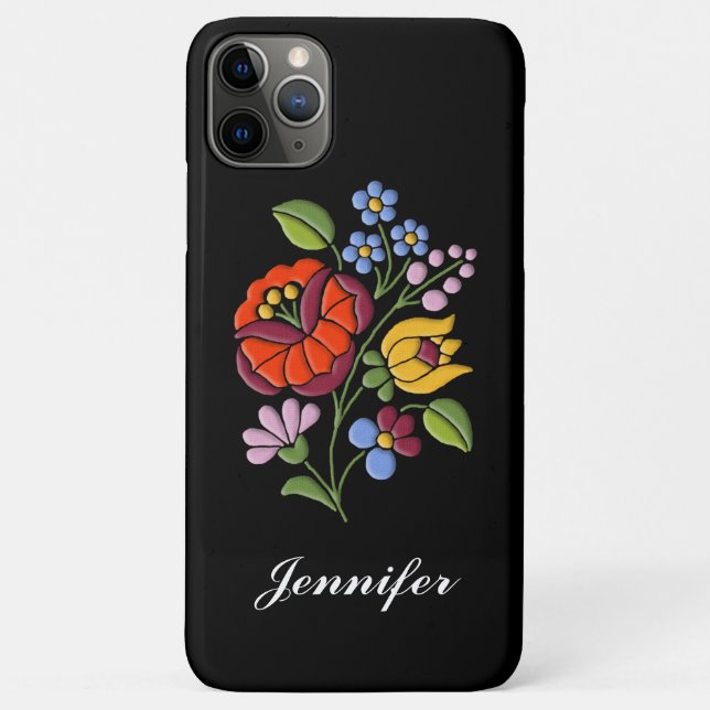 Coques Case-Mate iPhone Broderie Kalocsa - Art populaire hongrois (Dos)