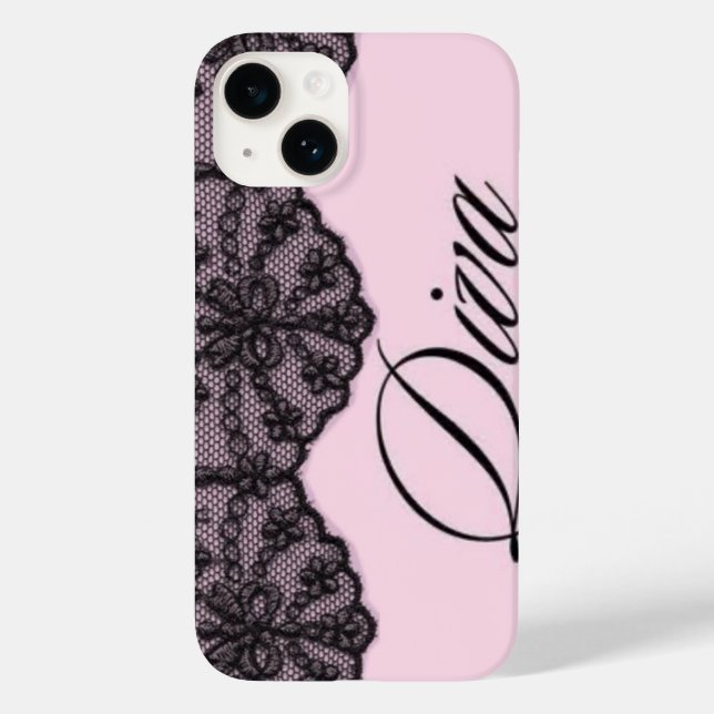 Coques Case-Mate iPhone Broderie Monogramme Coquette (Verso)
