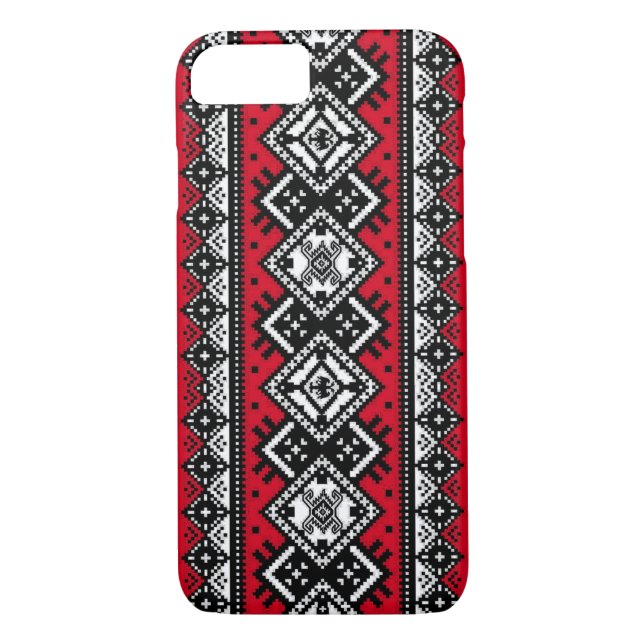 Coques Case-Mate iPhone Broderie rouge (Dos)