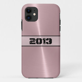 Coques Pour iPhone Bronze brillant acier inoxydable métal 2