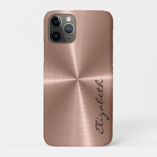 Case-Mate iPhone Case Bronze Stainless Steel Metal Look