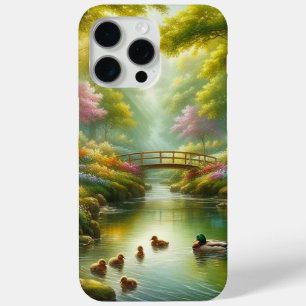 Coque Case-Mate iPhone Brook de printemps avec canards/fleurs