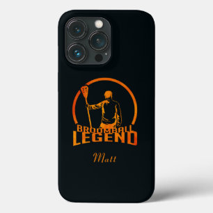 Case-Mate iPhone Case Broomball Legend Sports Papa Anniversaire