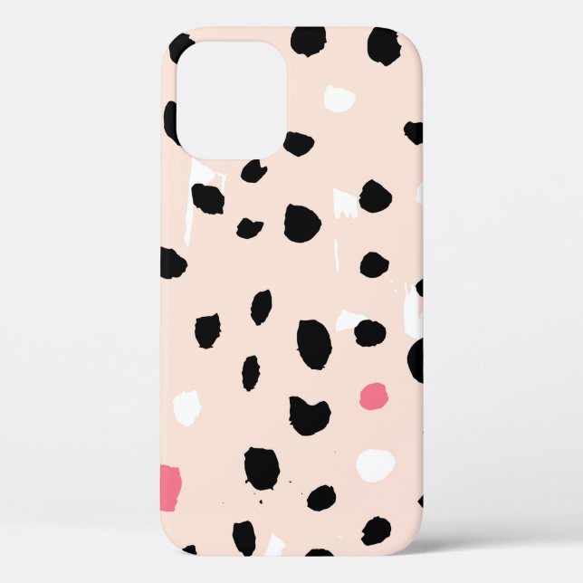 Coques Case-Mate iPhone Brosse à encre : Texture artistique (Verso)