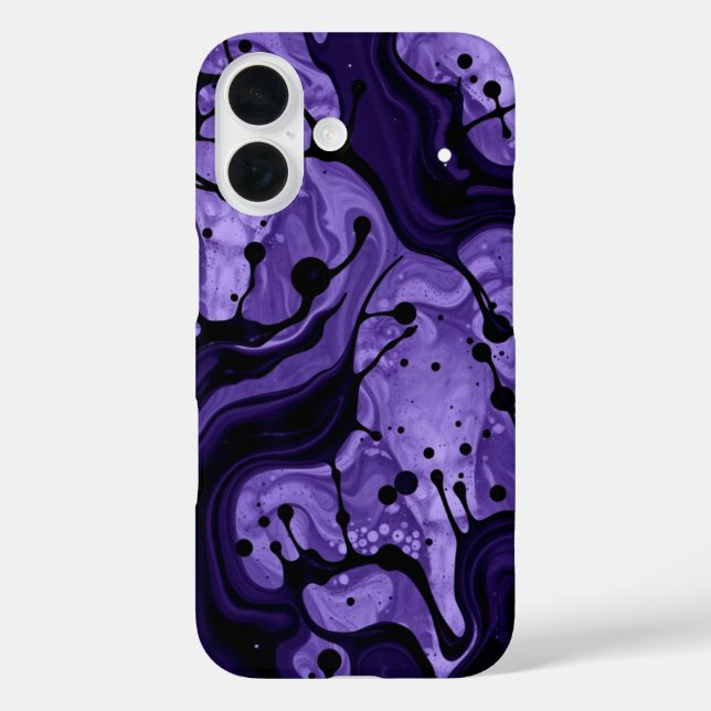 Coques Case-Mate iPhone Brouillard violet : Un tourbillon de couleur (Verso)