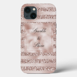 Case-Mate iPhone Case Broussailler Champagne Parties scintillant rose