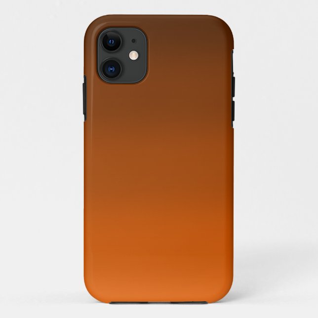 Coques Case-Mate iPhone Brown à orange (Dos)