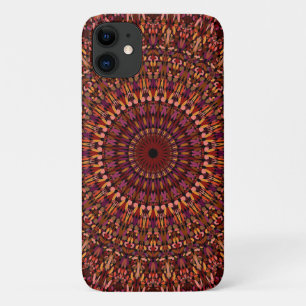 Case-Mate iPhone Case Brown floral Mandala Design-48566
