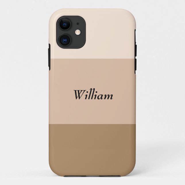 Coques Case-Mate iPhone Brown Ombre strié (Dos)
