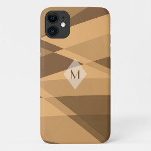 Case-Mate iPhone Case Brown, Orange Géométrique Abstrait
