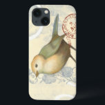 Coques Pour iPhone Bruant jaune et vert sur Arrière - plan Vintage<br><div class="desc">Cette image inspirée du croquis est parfaite pour votre collection d'oiseaux. Il est simple et beau à ajouter sur n'importe quel produit et plaira à tout amateur d'art vintage. Choisissez cette illustration dès aujourd'hui.</div>