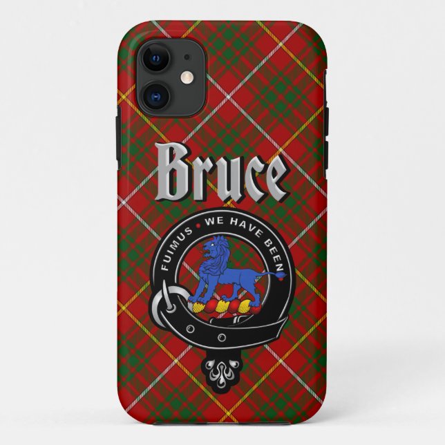 Coques Case-Mate iPhone Bruce Clan Badge & Tartan Téléphone Case (Dos)