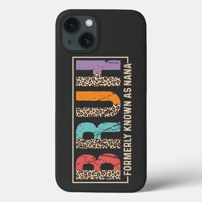 Coques Case-Mate iPhone Bruh Autrefois Connu Sous Le Nom De Nana Leopard R (Verso)