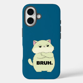 Coque Pour iPhone 16 Bruh Kitty Iphone Case