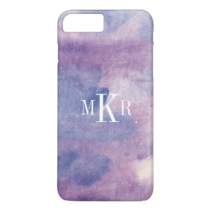 Coques Pour iPhone Brume pourpre II du monogramme
