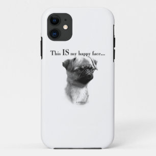 Coque iPhone 11 Bruxelles Griffon Joyeux Visage