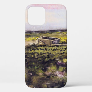 Coque iPhone 12 Bruyère avec une brouette par Vincent van Gogh