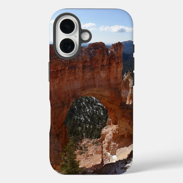 Coques Case-Mate iPhone Bryce Canyon Pont naturel Paysage neigeux Photo (Verso)