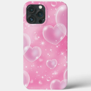 Case-Mate iPhone Case Bubble rose Coeurs mignonne Girly 90's Style