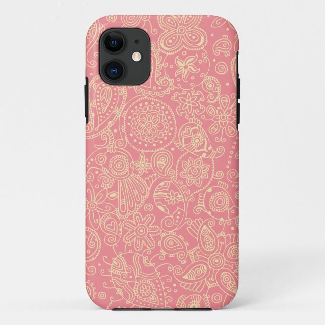 Coques Case-Mate iPhone Bubblegum Paisley (Dos)