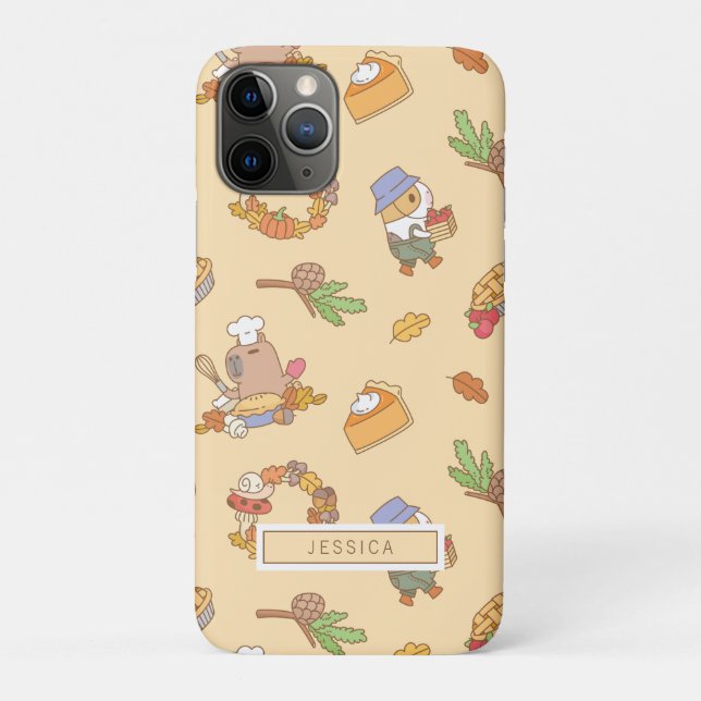 Coques Case-Mate iPhone Bubu, le Motif de la Guinée, le cochon, la chute e (Dos)