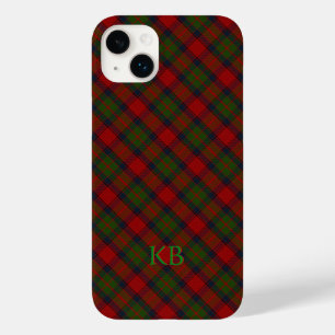 Coque Case-Mate iPhone Buccleuch Official Tartan avec monogramme / nom