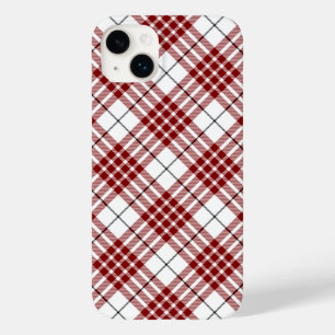 Coque Case-Mate iPhone Buchanan tartan rouge blanc plaid