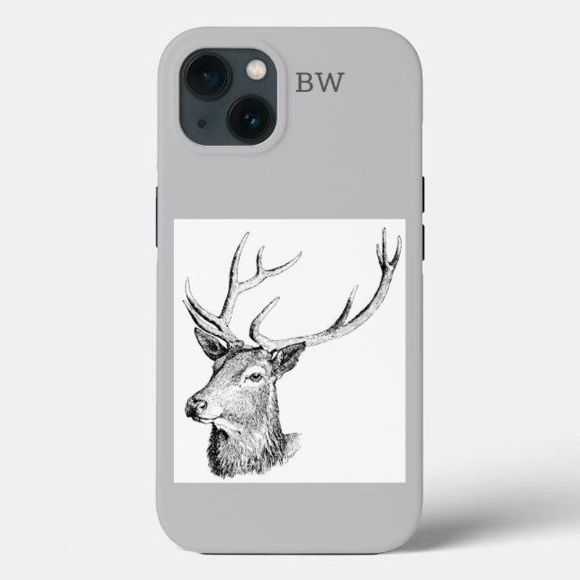 Coques Case-Mate iPhone Buck Deer Antlers Chasse Animaux Faune Nature (Verso)