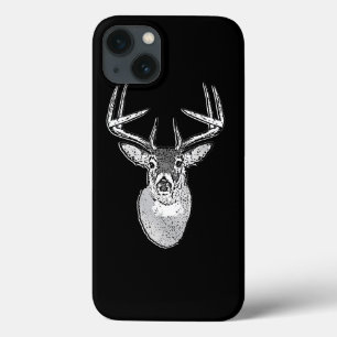 Etui iPhone Case-Mate Buck on Black  White Tail Deer