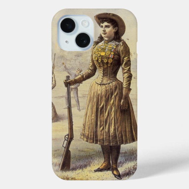 Coques Case-Mate iPhone Buffalo Bill's Wild West Show avec Annie Oakley (Verso)