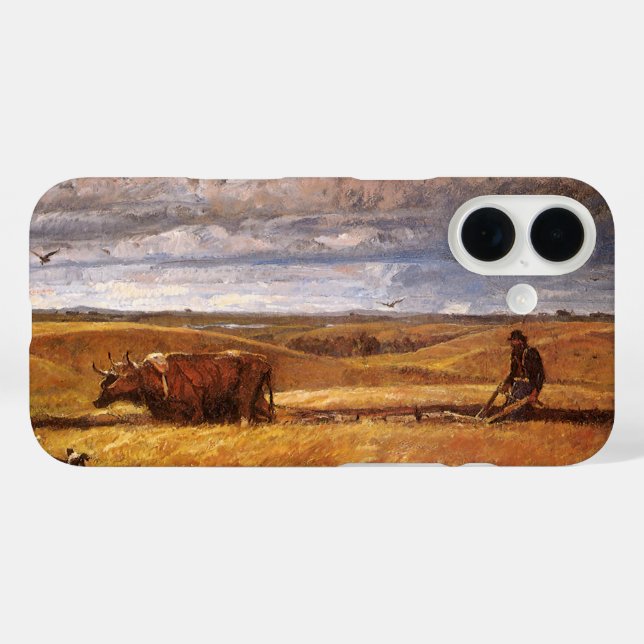 Coques Case-Mate iPhone Buffalo Bones labourés par Harvey Thomas Dunn (Verso (horizontal))