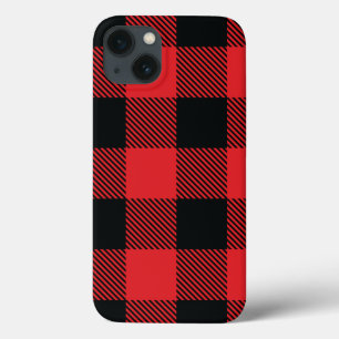 Case-Mate iPhone Case Buffalo Plaid Christmas Red and Black Check