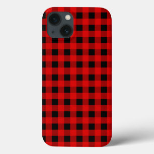 Case-Mate iPhone Case Buffalo rouge et noir Plaid en vichy