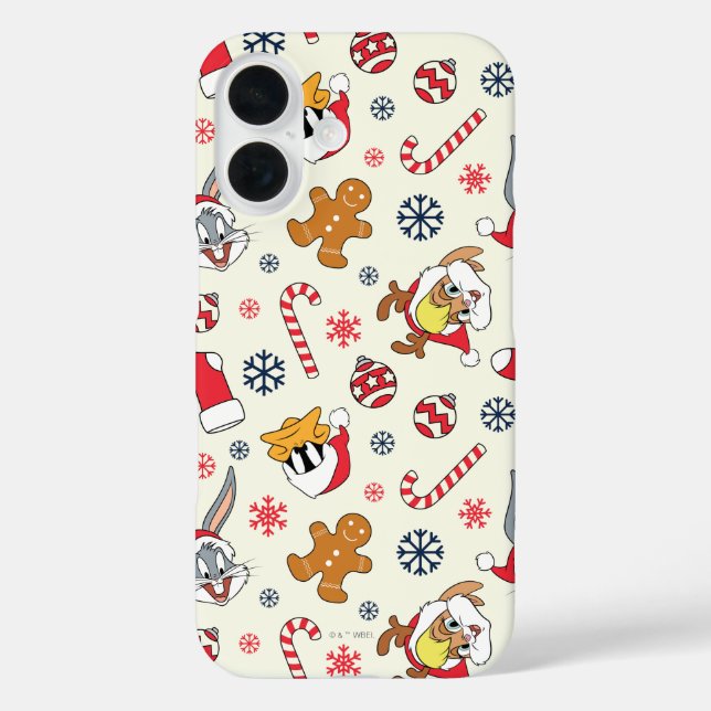 Coques Case-Mate iPhone BUGS BUNNY™, DAFFY DUCK™ & Lola Motif de Noël (Verso)