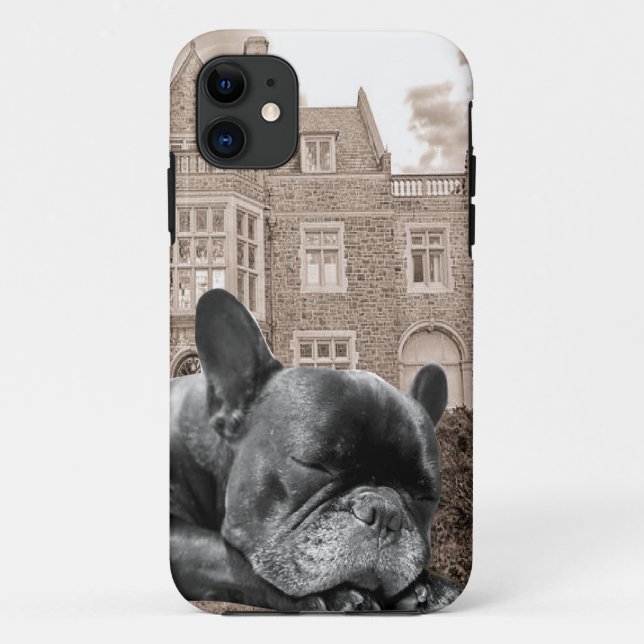 Coques Case-Mate iPhone Buldogs français dormant (Dos)
