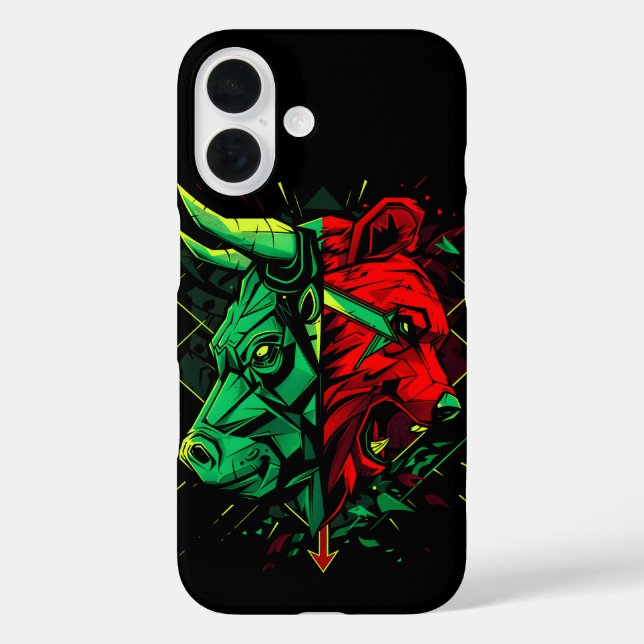 Coques Case-Mate iPhone Bull Bear Duel Forces (Verso)