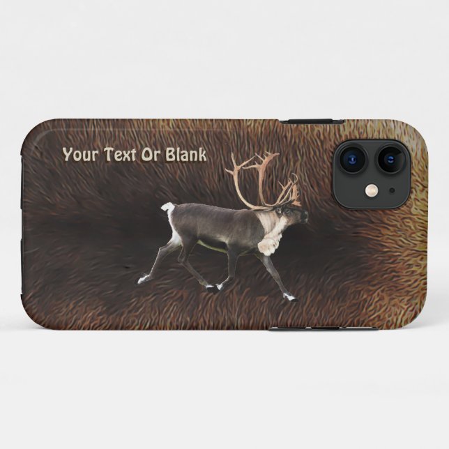 Coques Case-Mate iPhone Bull Caribou (Reindeer) (Dos (Horizontal))