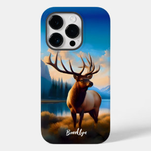 Coque Case-Mate iPhone Bull Elk et Mountain Lake