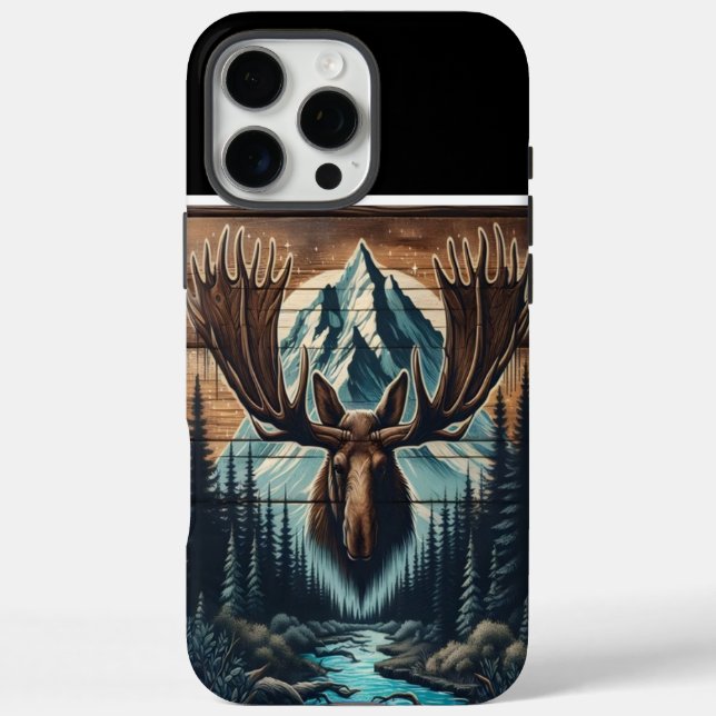 Coques Case-Mate iPhone Bull Moose Mountain Lighter (Verso)