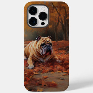 Coque Case-Mate iPhone Bulldog en automne Feuilles automne Inspire