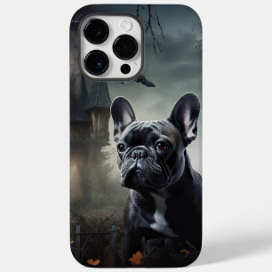 Coque Case-Mate iPhone Bulldog français Halloween Épouvantable