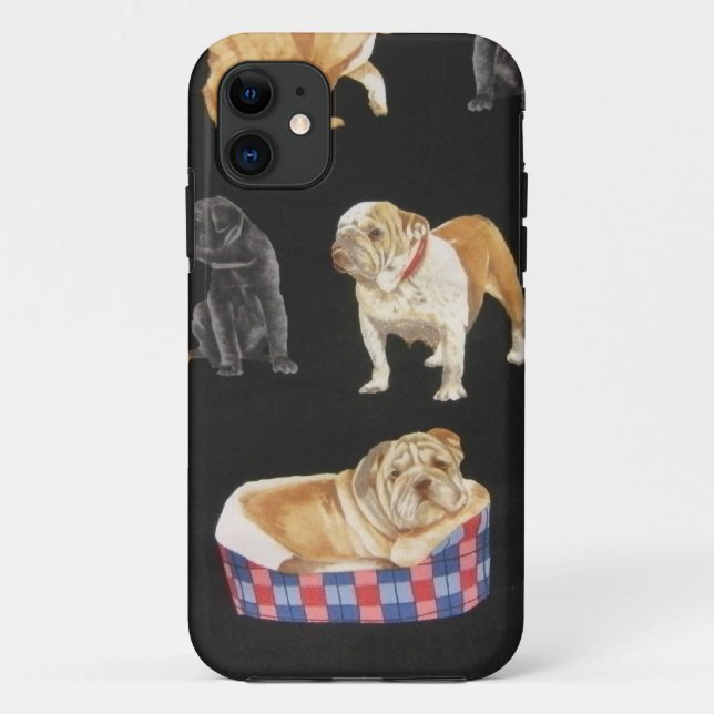 Coques Case-Mate iPhone Bulldogs & Shar Peis (Dos)