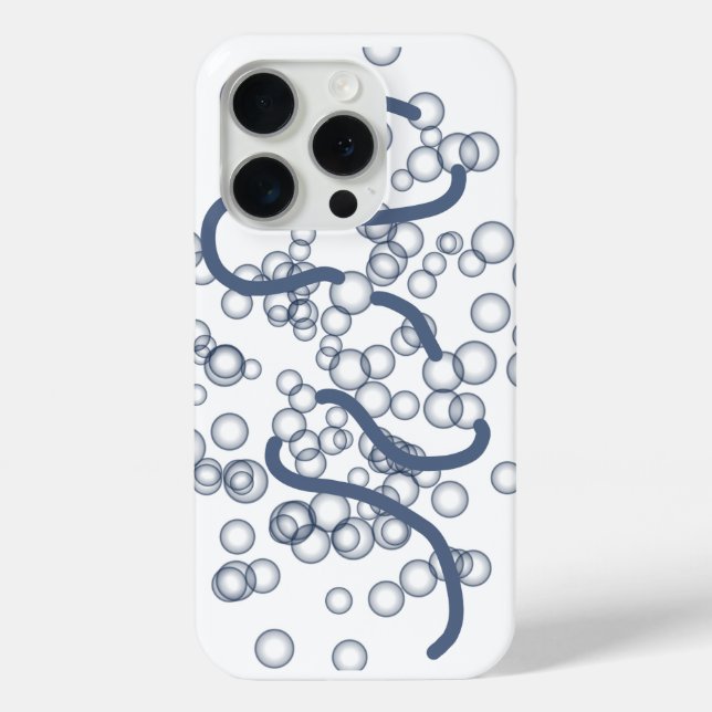 Coques Case-Mate iPhone Bulle bleue (Verso)