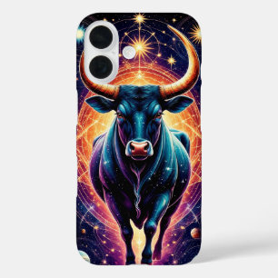 Coque Pour iPhone 16 Bulle cosmique majestueuse entourée d'étoiles bril