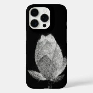 Coque iPhone 16 Pro bulle de fleurs de lotus dessin esthétique