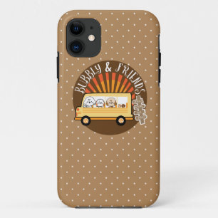 Coque iPhone 11 bulle et amis-faire un voyage